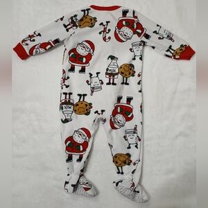 Festive Santa Kids One Piece Pajama, Size 12